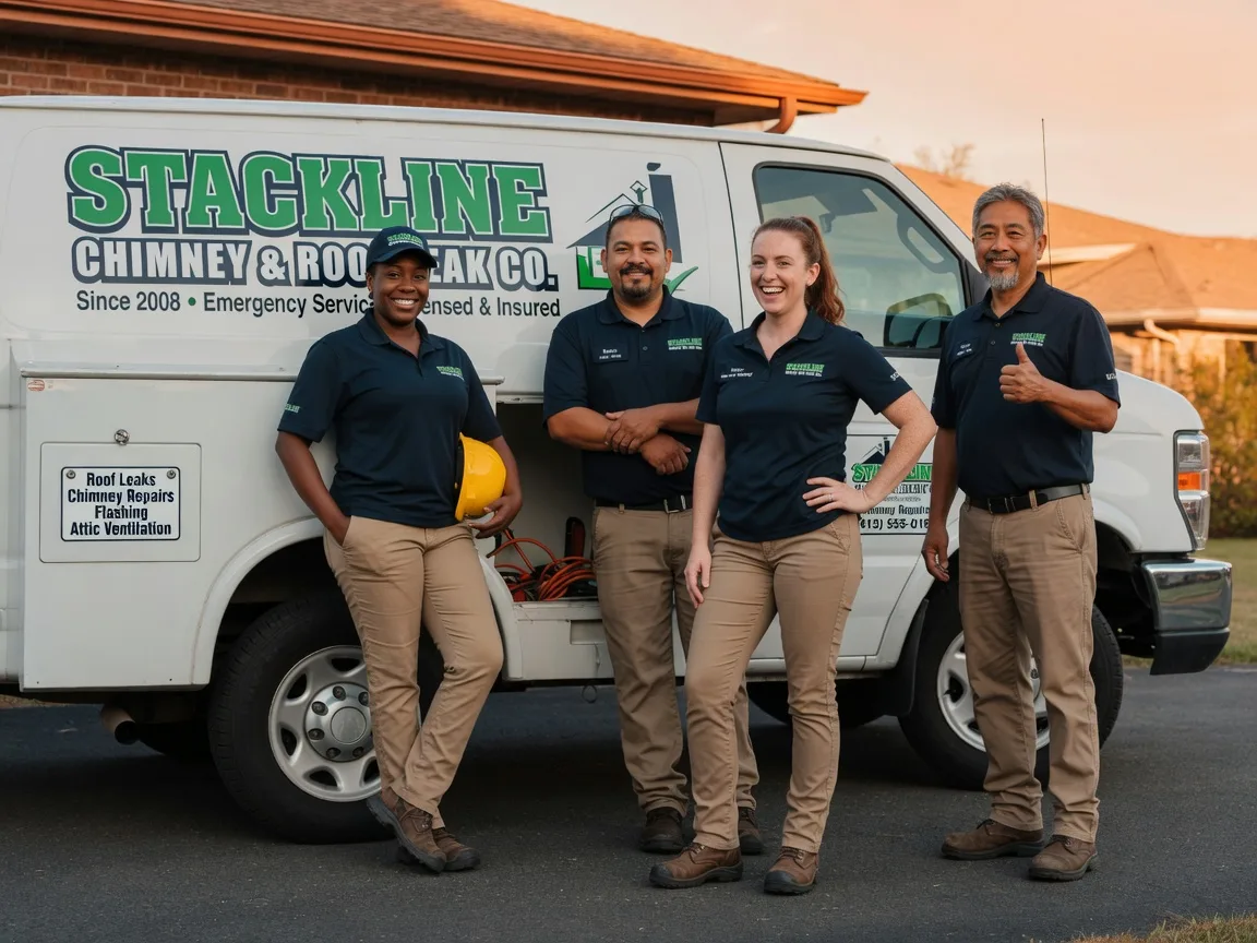 Chimney flashing repair company in Odessa, MN